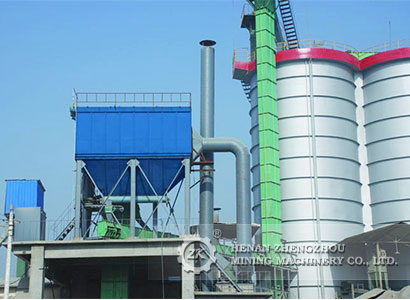 Pulse jet type bag filter for cement industry