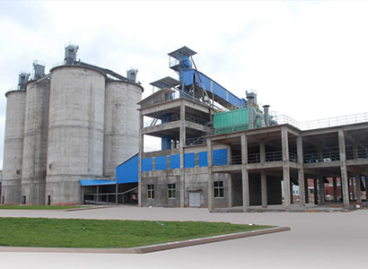 Cement clinker grinding plant