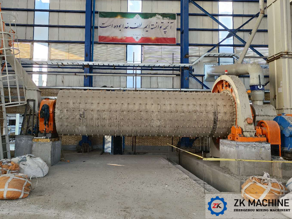 Iranian Magnesium Metal φ 1.83 × 7m ball mill project