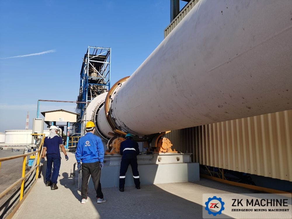 ZK Corp Limestone Rotary Kiln Production Line Introduction